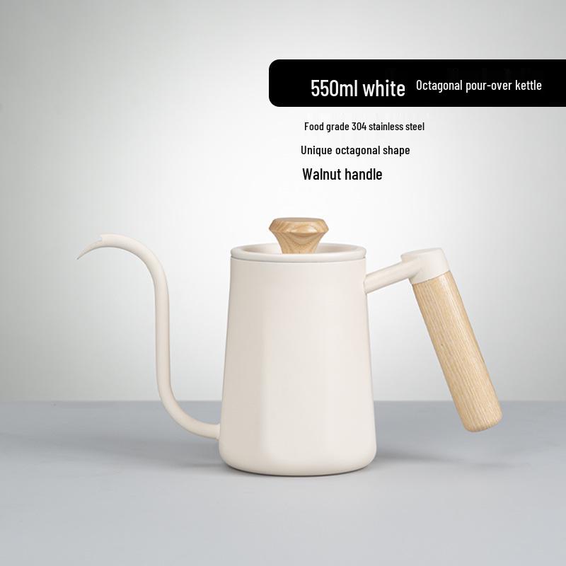 Σετ Καφέ Κανάτας Λαιμού Χήνας από Ανοξείδωτο Ατσάλι με Θερμόμετρο & Αντιθερμική Λαβή - Δωρεάν Αποστολή