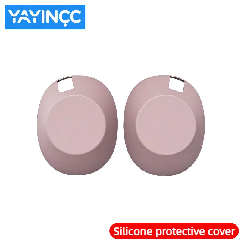 YAYINCC 360° All-round Protection Silicone Protective Case for Sony WH-1000XM6 Rose Grey headset Skin friendly Washable durable
