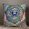 Home Decor Colorful Mandala Patterned Decorative Pillow Covers Pattern Cushion Cover Suitable For Sofa Bedroom Car Pillow Cover