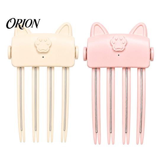 Heated Root Lifter 2Pcs Hair Volume Clip for Roots, Rechargeable Volumizing Tool Fine Instant Flat Hair, Cordless Comb with 2 Heat Settings
