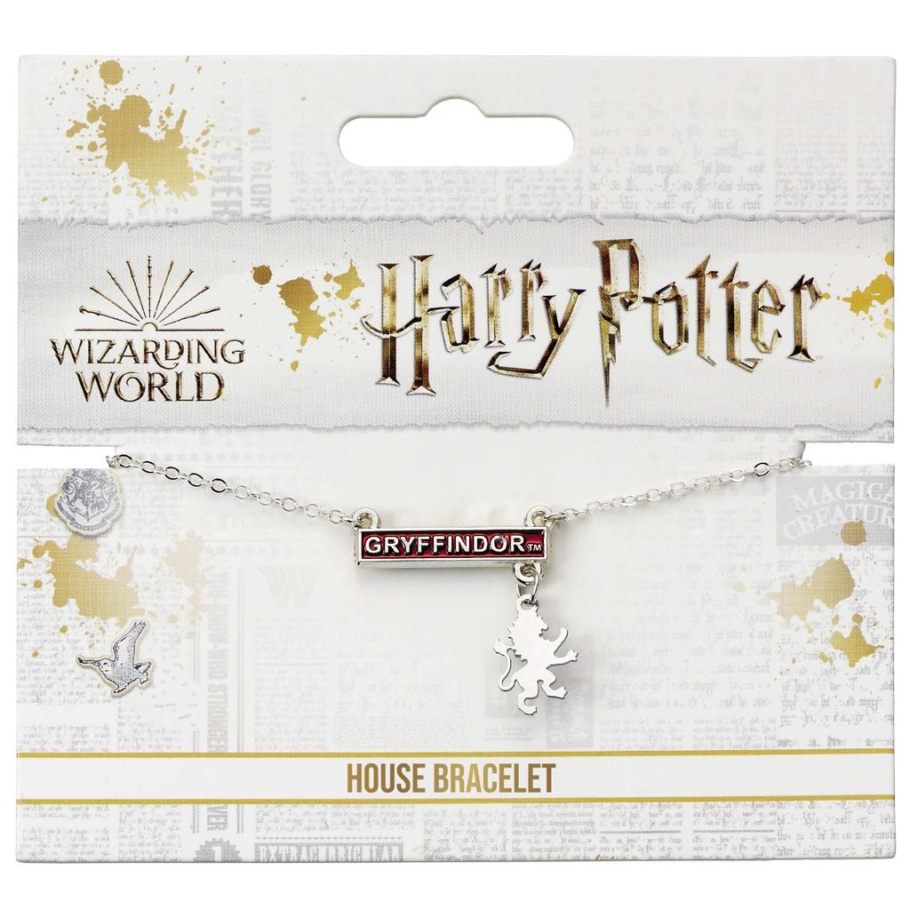 Harry Potter Gryffindor Bar Bracelet Silver