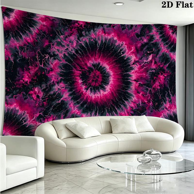 Tie-Dye Wall Tapestry Aesthetic Wall Hanging Printed Fabric Blanket Decorative Tapestries for Bedroom Living Room Home Decor