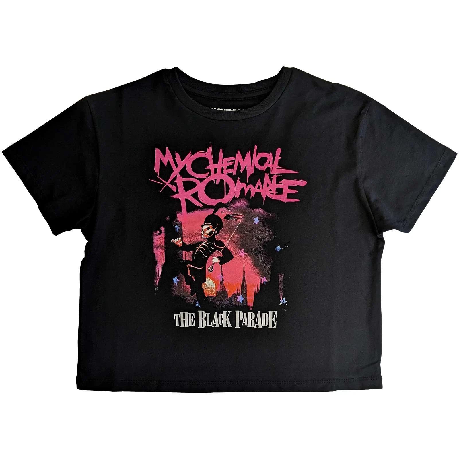 My Chemical Romance Ladies Crop Top: March OFFICIAL NEW 3XL