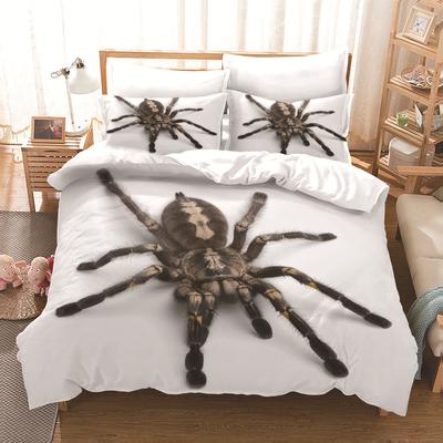 Spider 3D Digital Printing Quilt Cover Three-Piece Home Textile Duvet Cover Bedding