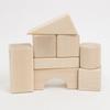 Grandpapa Original Building Block 22 Pieces with Storage Bag Japanese-Made Set, (White Wood)