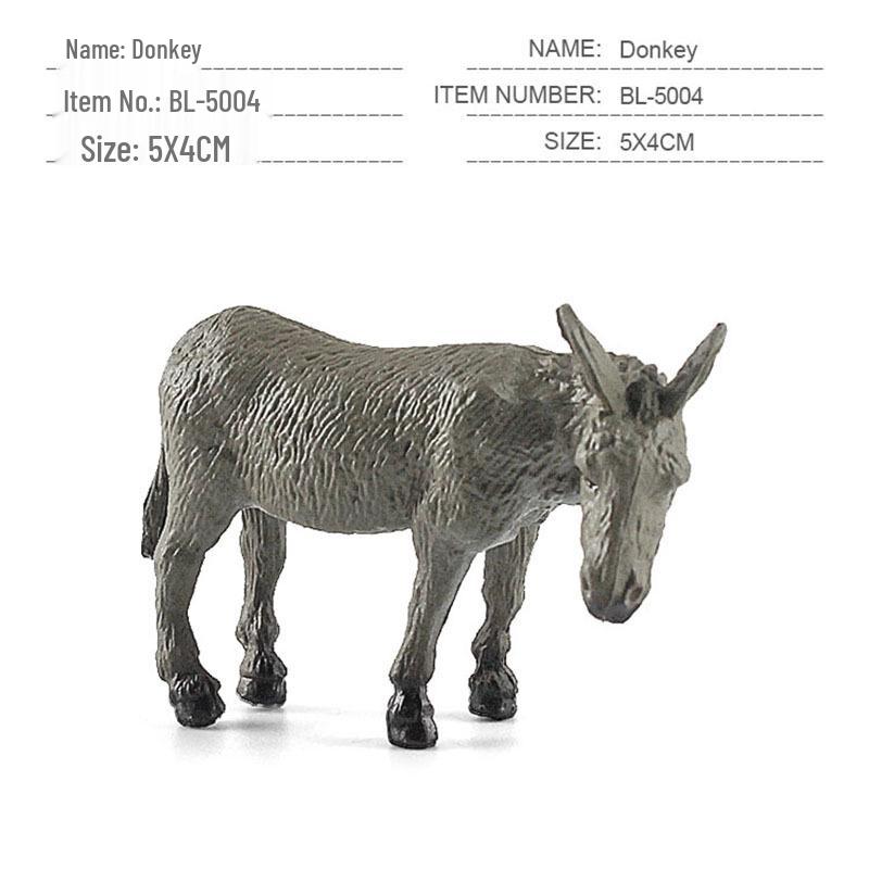 Cross-Border Farm Animal Miniature Model Set: Chickens, Ducks, Geese, Cows, and More