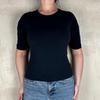 Max Mara Vintage Dark Blue Viscose Top Women's T-shirt Size S