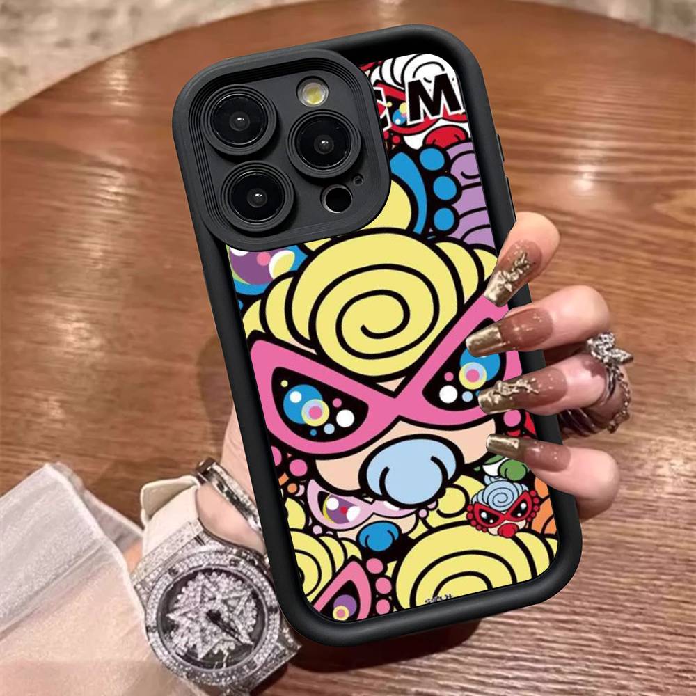 Fashion Brand H-Hysteric M-Mini Luxury TPU Phone Cover For Iphone 17 16 15 14 13 12 11 Pro Max Plus Case Cover