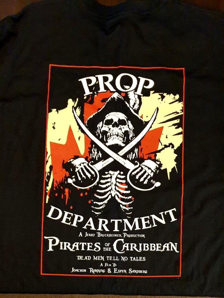 PROP DEPARTMENT Pirates of the CaribbeanDead Men Tell No Tales TShirt Size XL Unisex T-Shirt XL