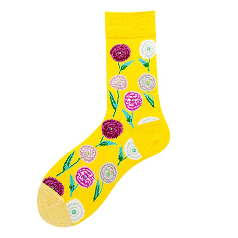 Ανδρικές Μοντέρνες Μέχρι το Γόνατο Κάλτσες από Βαμβάκι – Φθινόπωρο/Χειμώνας Σχέδιο Ελαιογραφίας