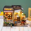 Diy Wooden Doll Houses Miniature Assembly Model Building 3D Puzzle Room Bedroom Kit Dollhouse With Furniture For Christmas Gifts