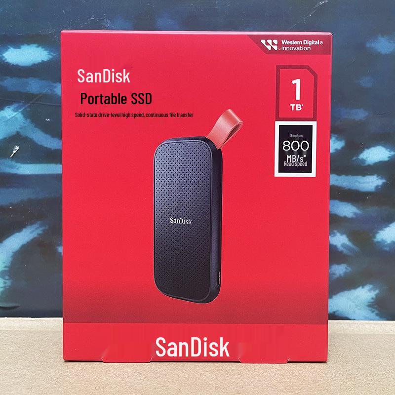 SanDisk E30 Portable SSD (480GB, 1TB, 2TB) High-Speed USB 3.1 Mini Drive for Phones & Computers
