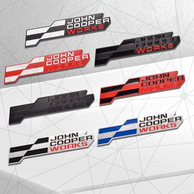 Insignă Grilă Auto Metalică 3D 2025 JCW Autocolant Emblema Portbagaj Spate Mașină Decor Pentru Cooper S F66 F65 F67 Aceman Clubman U25 J01 J05