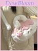 Cute Plush Small Shoulder Bag For Daily Use With Zipper Closure And Card Slots