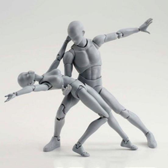 With Articulated Joints Sketching Painting Drawing Manikin Model Movable Joints Male Female Mannequin Poseable Figure