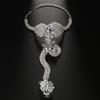 New Exaggerated Python Mitten Bracelet Fashion Trend Sparkling Novelty Jewelry Women's Bracelet