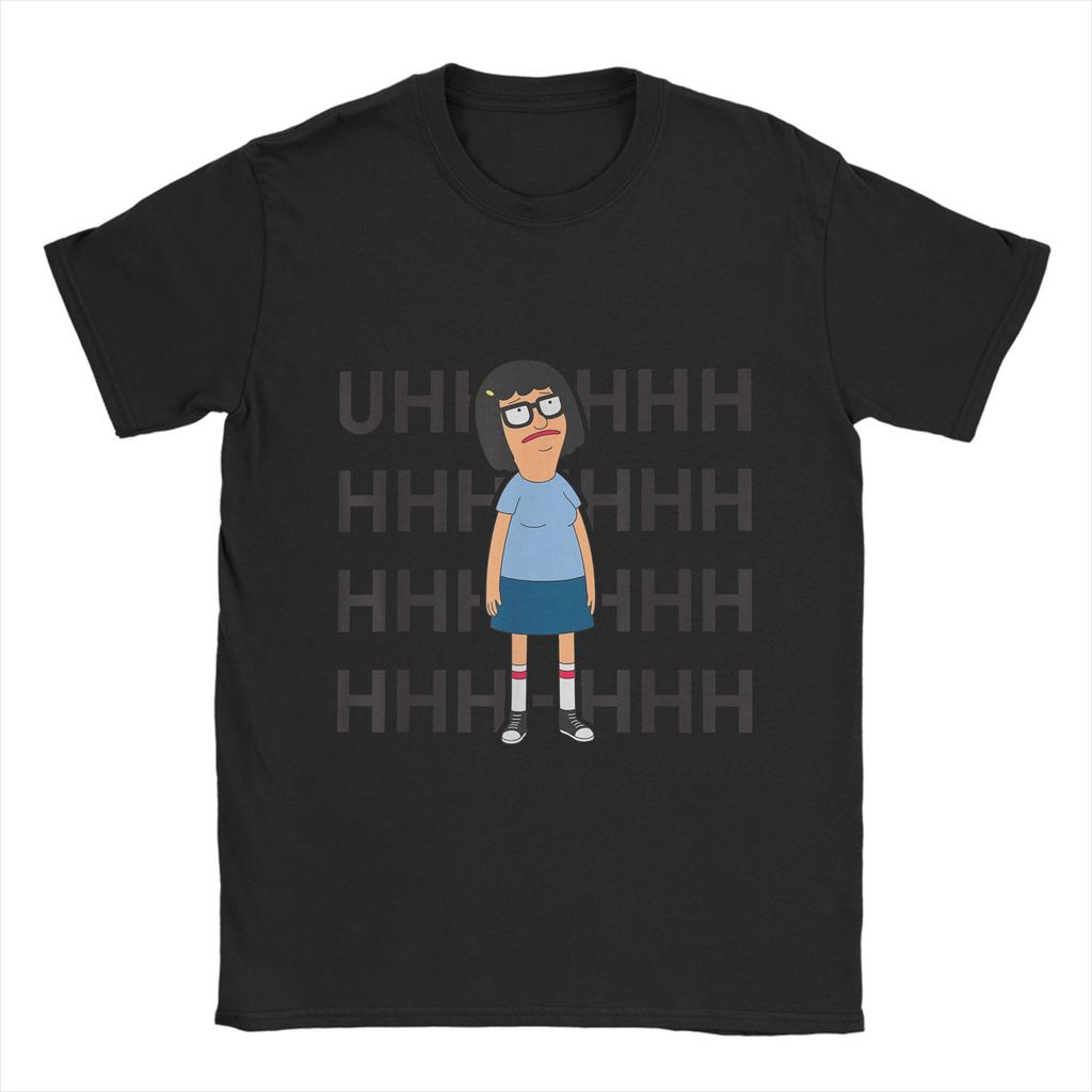 2025 Summer Bob Burgers 100 Pure Cotton Printed Tshirt for Men Harajuku Casual Tshirt Short Sleeve Funny Top Tees Breathable