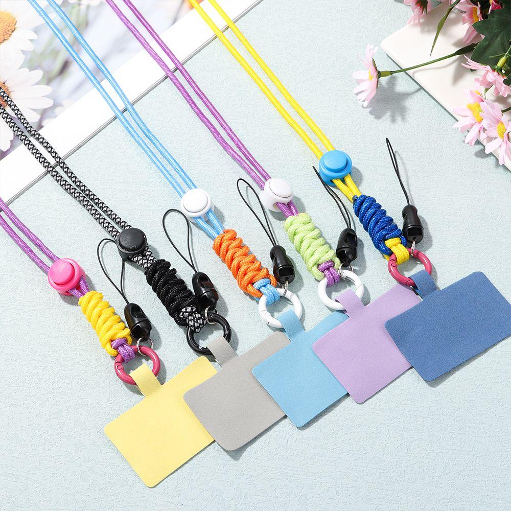 Universal Phone Lanyard Case Straps Adjustable Detachable Hanging Neck Cord Lanyard Strap Phone Safety Tether Keychain Chain