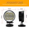 2Pcs 102W Car LED Bar Work Light White Strobe 34LED Car Work Lights LED Roof Spot Lamp 4x4 Atv Suv Driving Fog Headlights