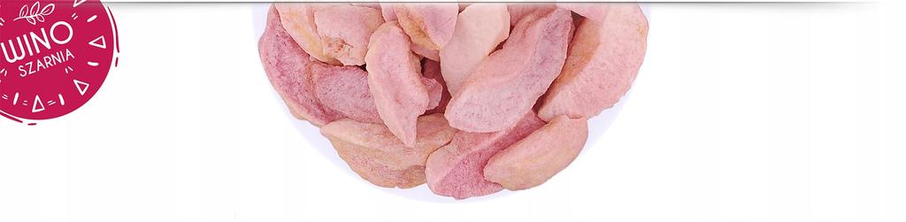 Brzoskwinia Liofilizowana Plastry - 100g Owoce Naturalne Zdrowa Przekąska