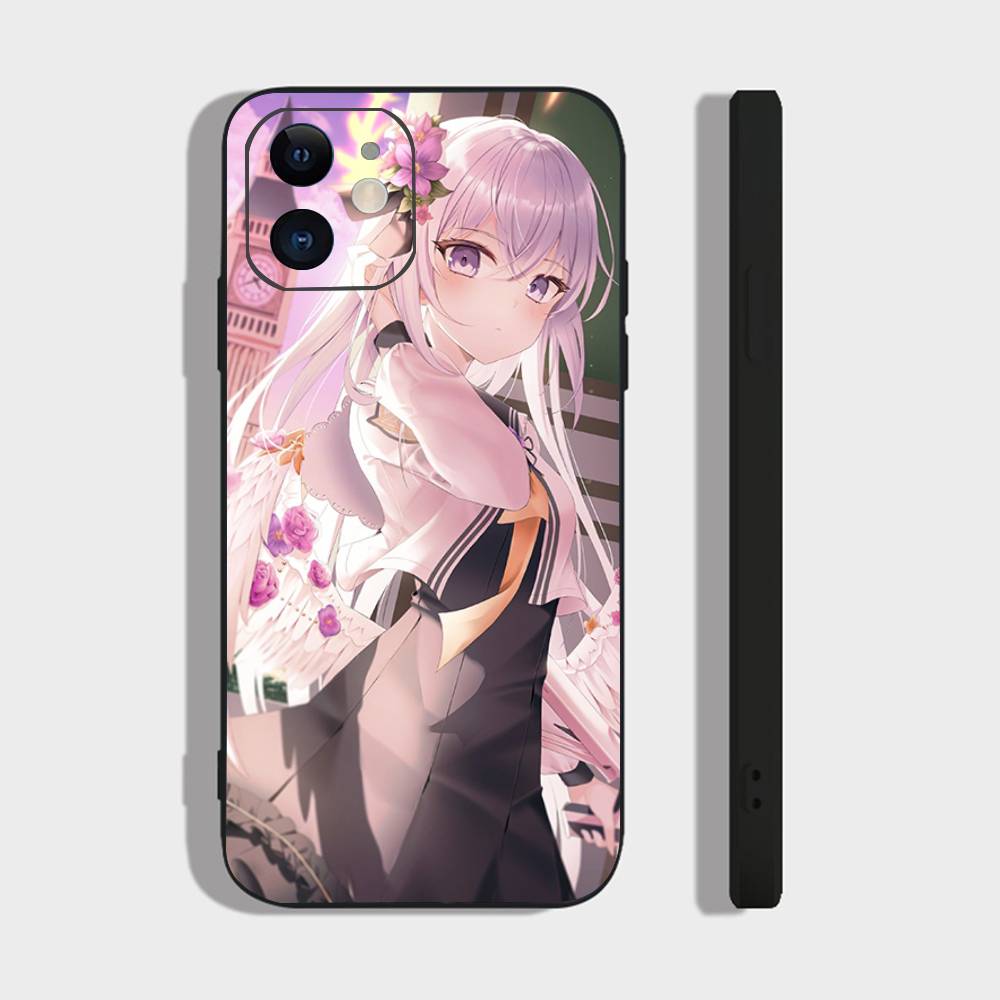 Shirasu Azusa Anime Games Blue Archive Phone Case For IPhone 17 Air 16 15 14 13 Pro Max 11 12 Black Silicone Cover