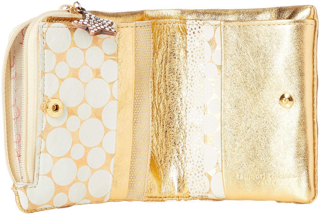 Tsumori Chisato Folding Wallet, Mini Wallet, New Multi-Dot Gold