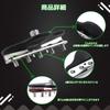 Fog Lamp, Stay, Bike Bracket, Stainless Steel, Pinching, No Drilling Required, Easy Installation, Silver,