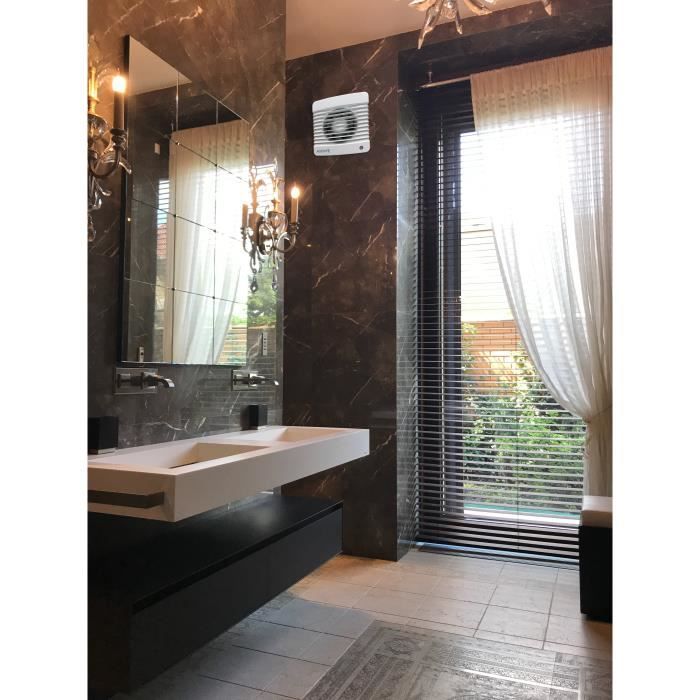 Extracteur d'air - airope - 150 mm - clapet anti-retour - moustiquaire intégré - silencieux