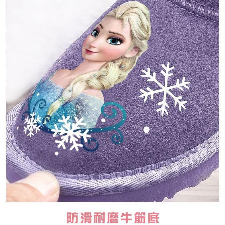 Boots girl cotton shoes boots velvet non-slip snow boots real children waterproof girls cotton snow lint baby winter shoes