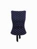Retro Korean Polka Dot Backless Tank Top – Summer Style Slimming Sleeveless Strappy Top for Women