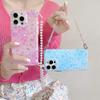 For iPhone 16 Pro Case IMD Star Design TPU Phone Cover with Beaded Strap