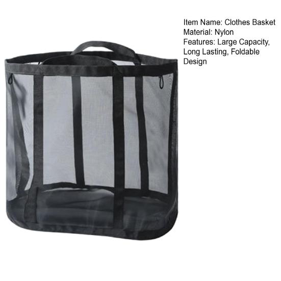 Laundry Hamper Collapsible Clothes Basket with Reinforced Handle Large Capacity Foldable Design Dirty Clothes Hamper