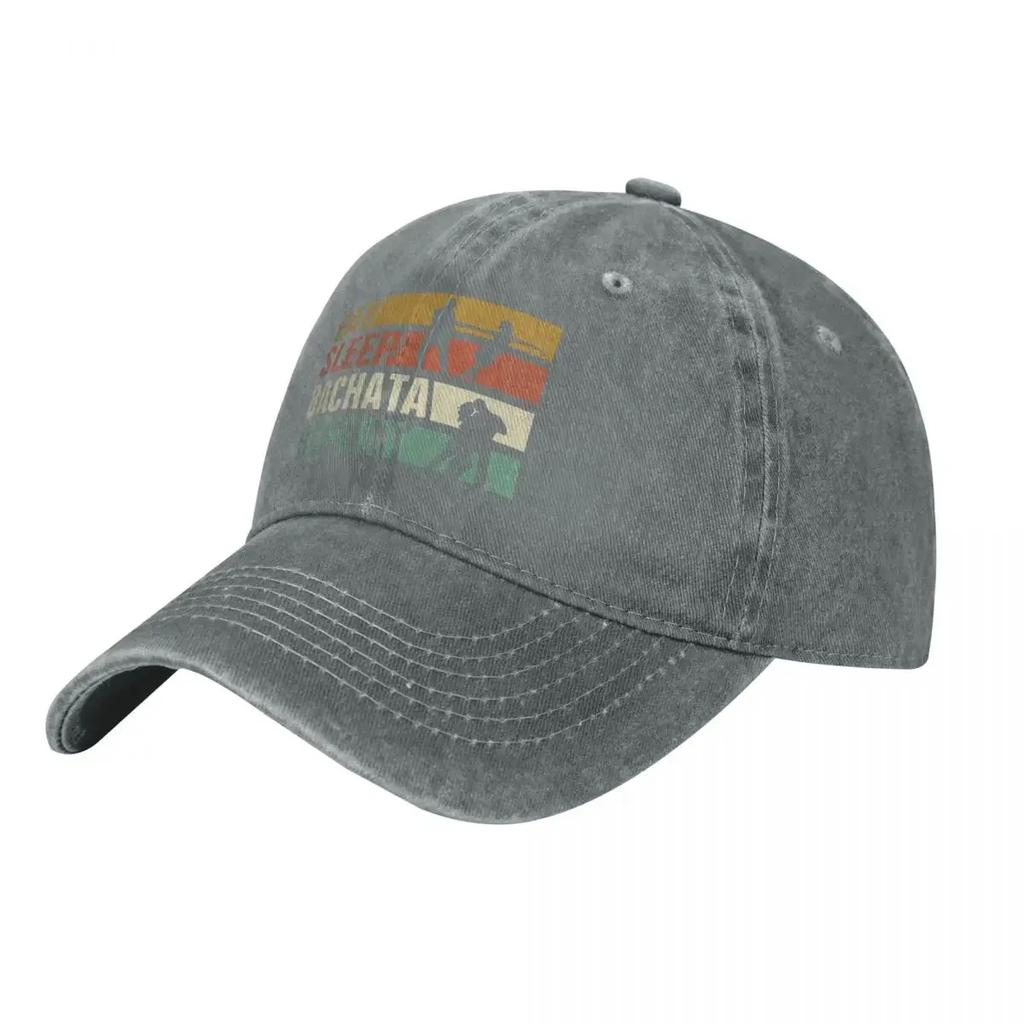Essen Schlafen Bachata Wiederholen Mode Baseballkappe Schirmmütze Unisex Hut Damenmütze Unisex Hüte