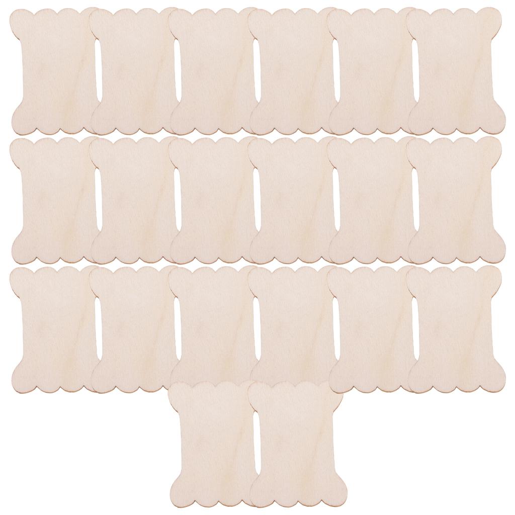 10Pcs Embroidery Thread Winders Wood Thread Holder Embroidery Thread Bobbin for Sewing Embroidery Thread Storage Winder