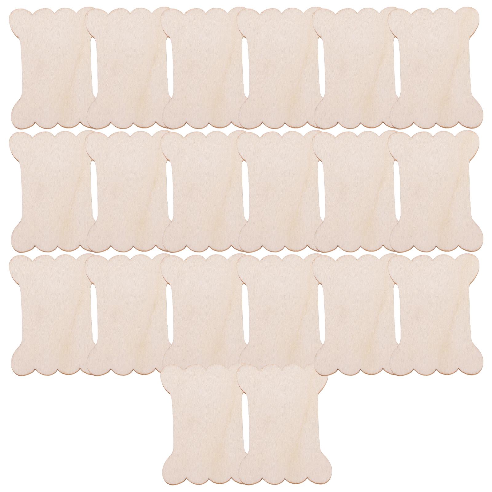 

10 шт. Намотки для вышивальных ниток Деревянный держатель для ниток Боббина для вышивальных ниток для шитья Намотка для хранения вышивальных ниток 41MM