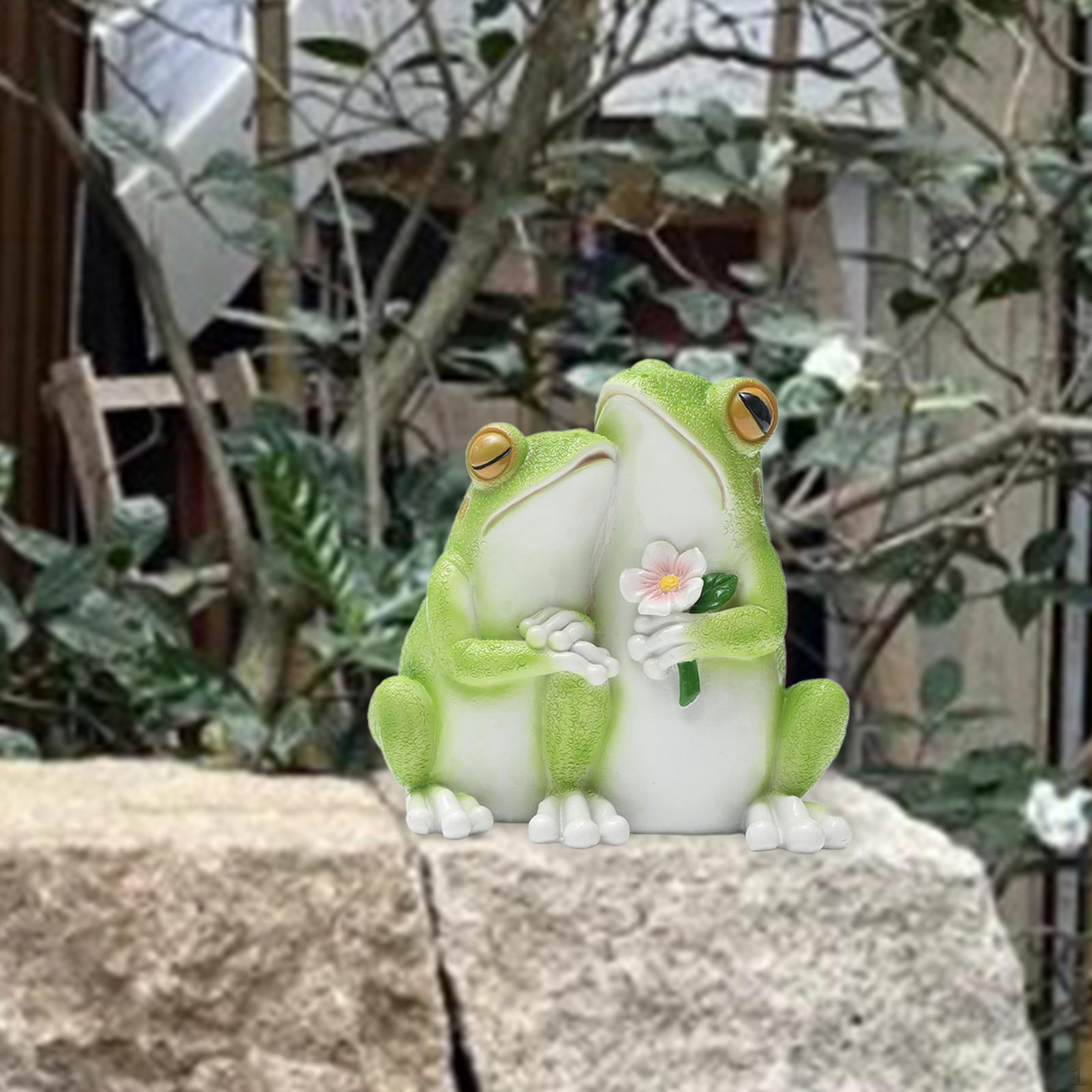 

Скульптура животного Лягушка Украшение для внутреннего и наружного использования 2 Frogs