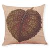 Tropical Plants Pillowcase Big Leaf Pattern Linen Pillowcase Car Living Room Sofa Cushion Cover 45*45Cm