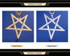 Dawapara Inverted Pentacle Necklace Gothic Pentagram Pendant Occult Amulet Witchcraft Stainless Steel Jewelry