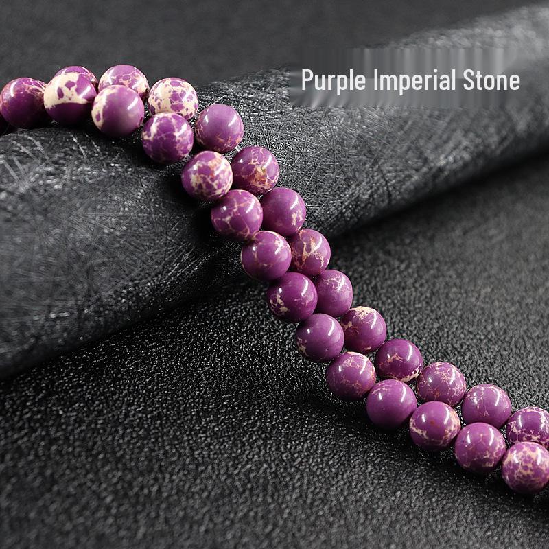 Emperor Stone Handmade Turquoise Natural Stone Beads - Round, Loose, Semi-finished Ornaments