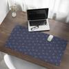 Vinyl Desk Mat with Stylish Print Delicate Fans 100x50 cm
