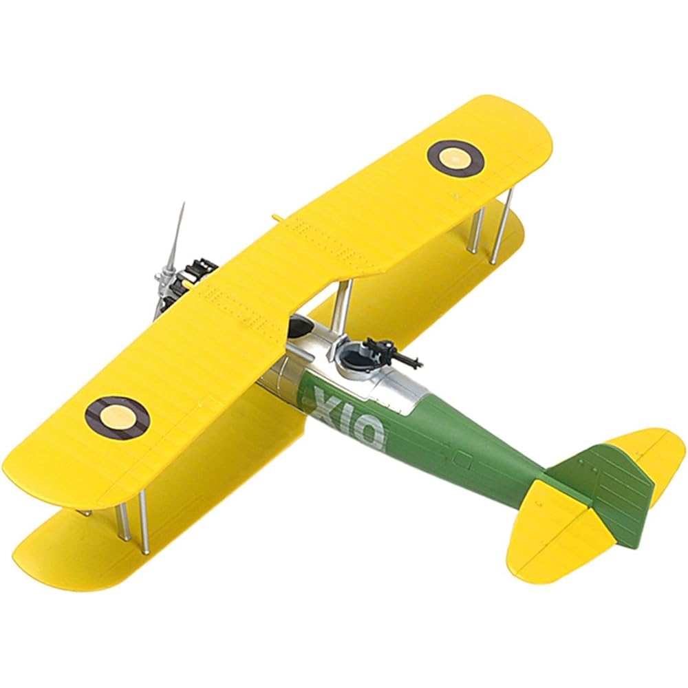 Colaxi 1/48 Aircraft Model Kit Yellow DIY Airplane Decoration Toy for Boys Table Display