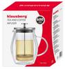 Zaparzacz do kawy/herbaty 0,60L French Press srebrny KLAUSBERG KB-7683