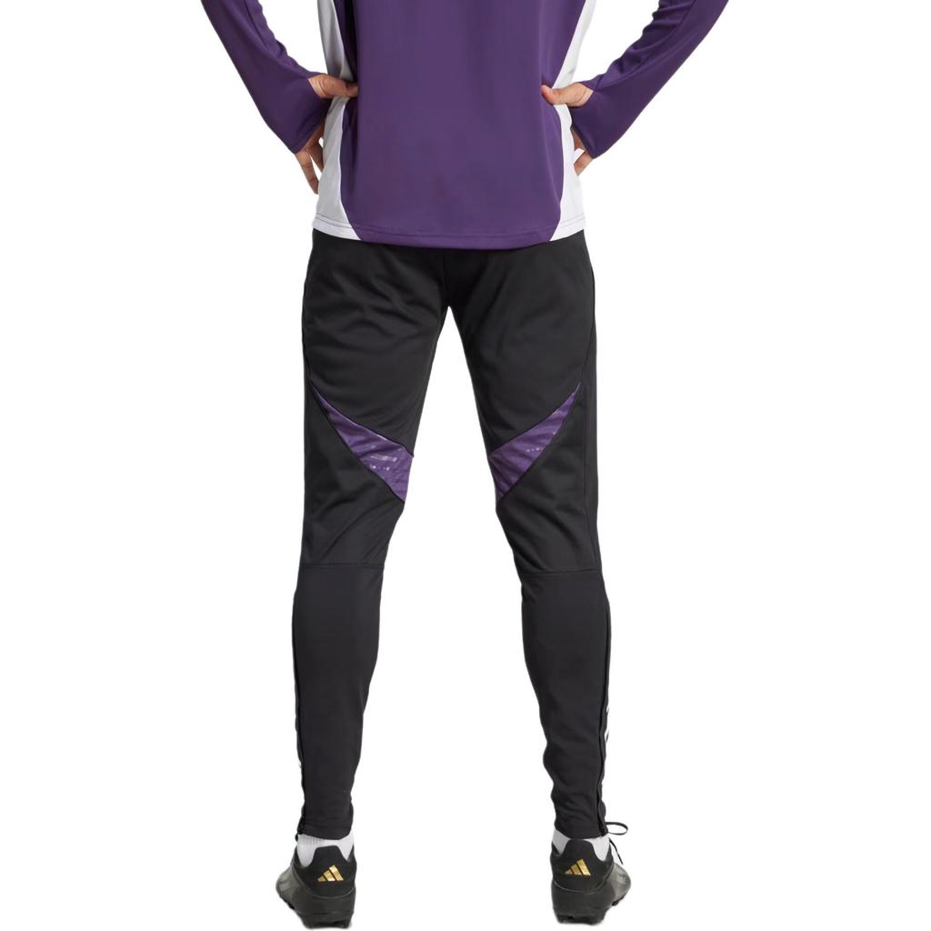 Adidas Striped Slim Fit Soccer Pants Men Bottoms Black JP3118