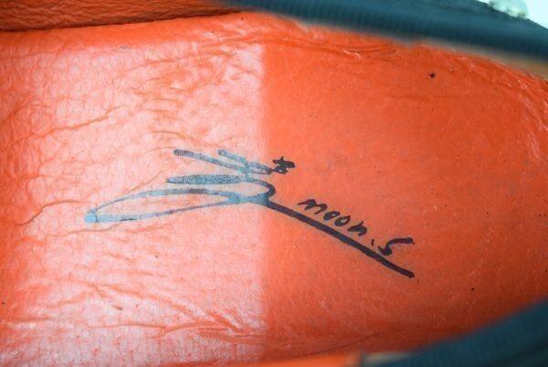 Moon's Harajuku Style Nieten Leder Slipper 25.5 Herren Schwarz(GEBRAUCHT)