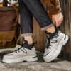 Herren Neue Rutschfeste Campingschuhe Modische und Vielseitige Herrenstiefel im Britischen Stil Outdoor-Reiseschuhe