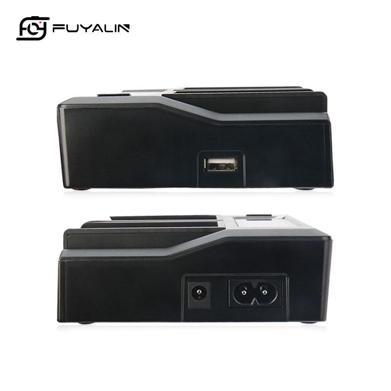 FUYALIN Dual Camera Charger for NP-F770 F750 F550 F960 Batteries
