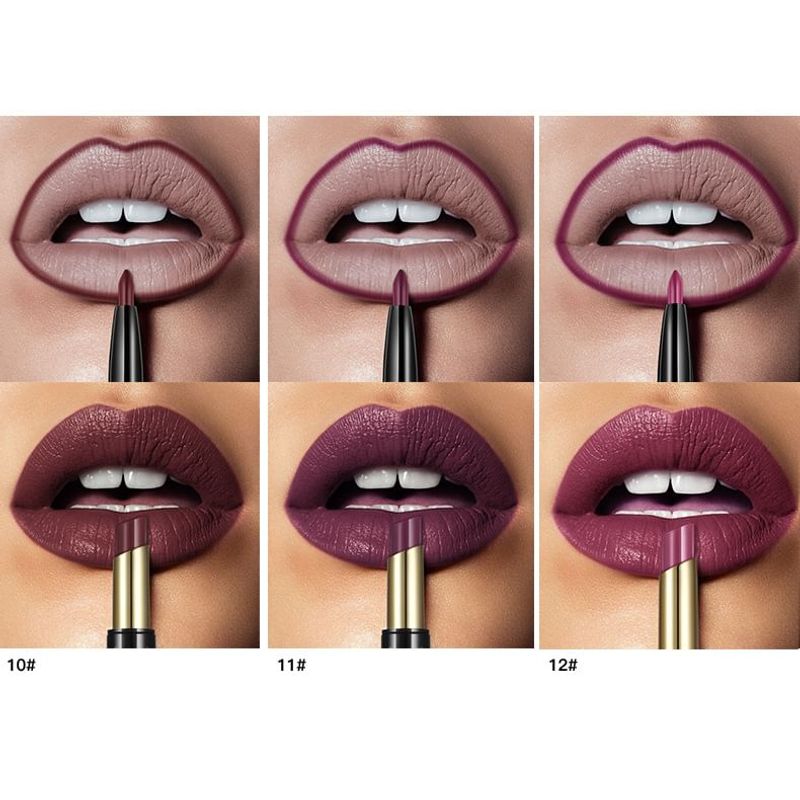 Pudaier - Dúo Delineador de Labios y Labial Mate - 16 Colores