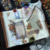 Zaomou 3D Gold Stamping Floral Language Stickers - Jinghong Retro Series for DIY Journals