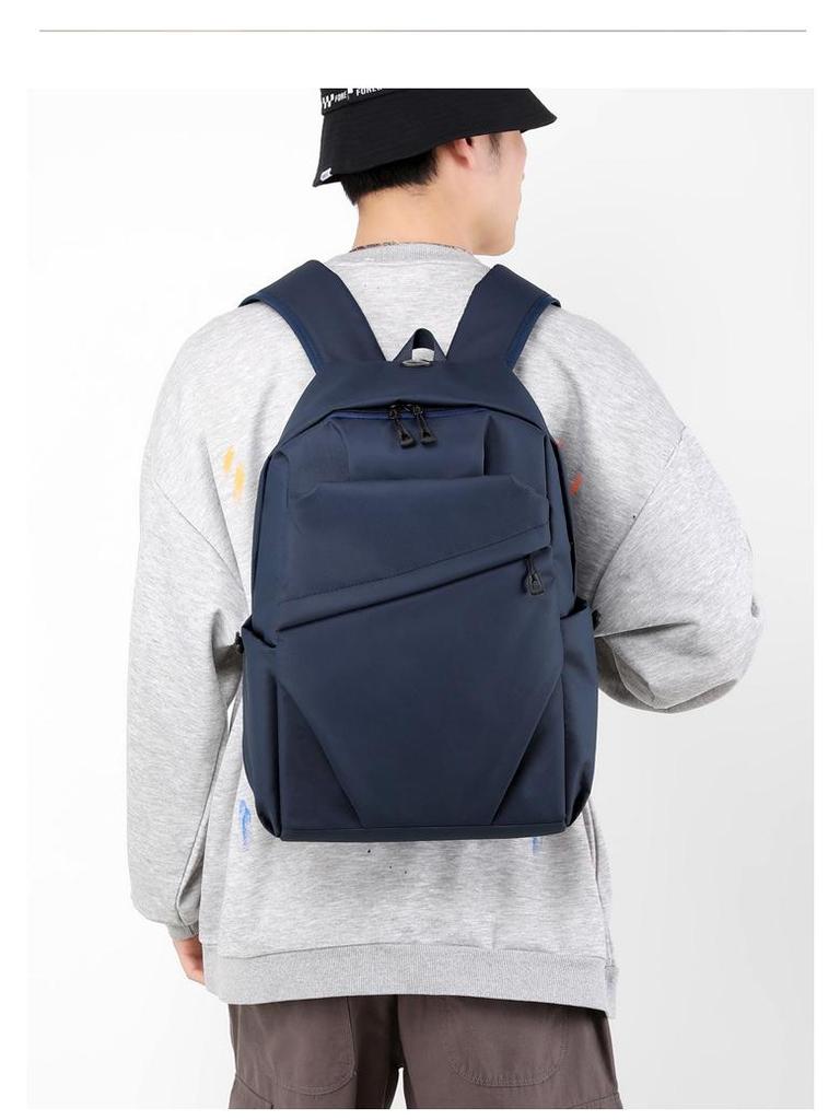Stylish & Versatile Men's Backpack with Logo - Perfect for College Students