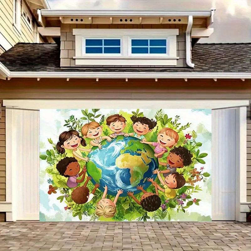 VIKAMA Childrens Fun Earth Guardian Childrens Tapestry Environmental Theme Healing Room Decoration Home Decoration
